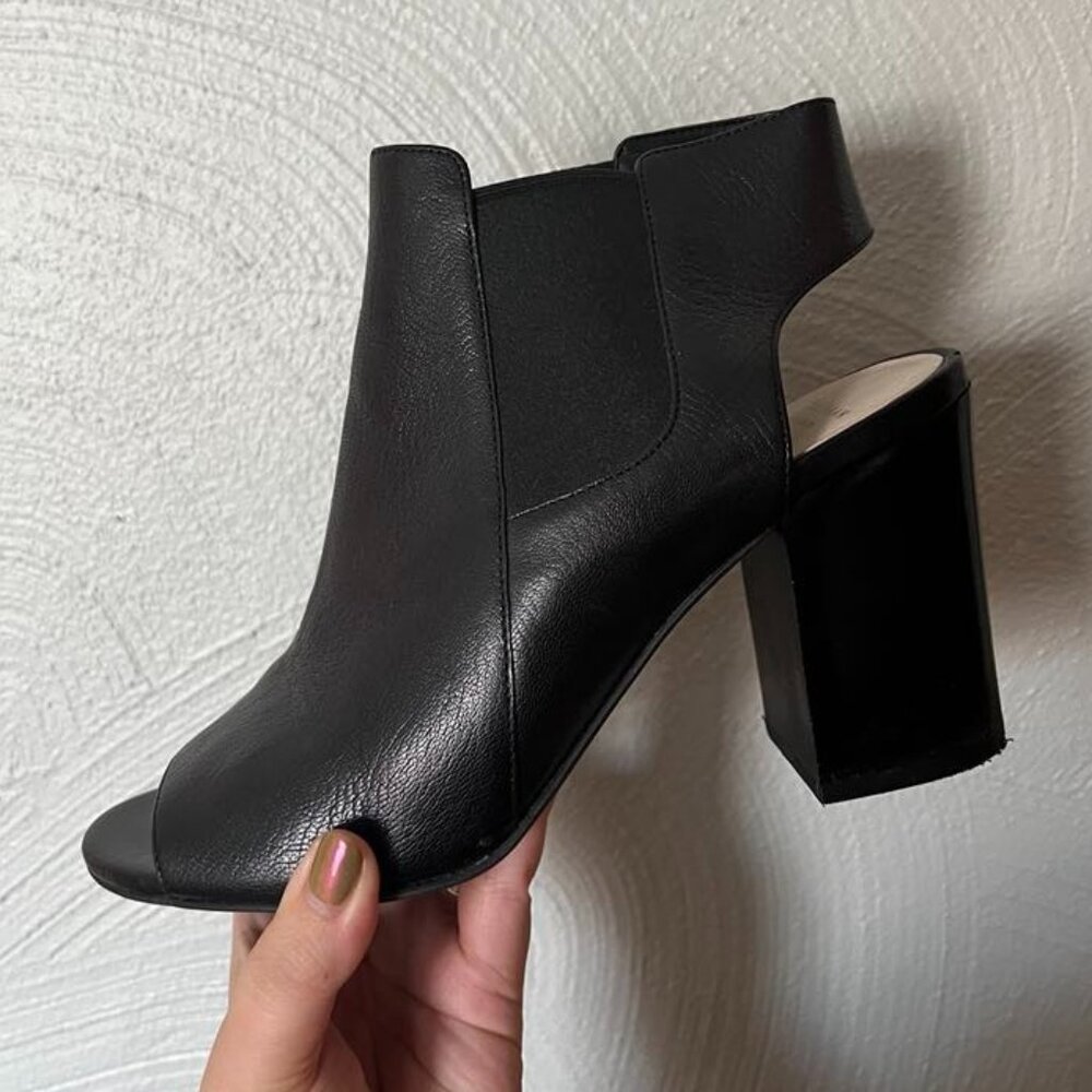 Cole Haan open toe booties